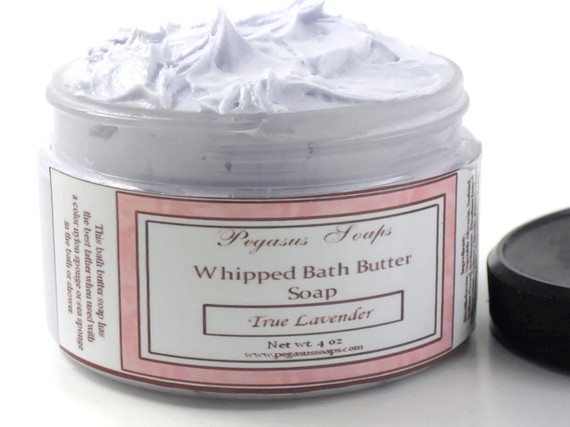 Whipped Bath Butter Soap 4 oz True Lavender