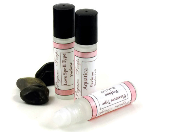 Roll On Perfume Oil 1/3 oz You Select Your Scent