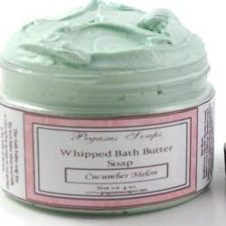 Whipped Bath Butter Soap 4 oz Cucumber Melon