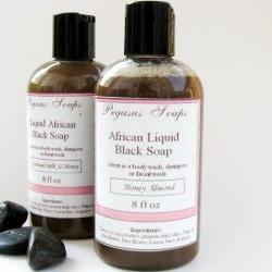 Oatmeal Milk and Honey Liquid African Black Soap 8 oz