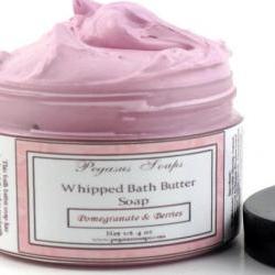 Pomegranate & Berries Whipped Bath Butter Soap